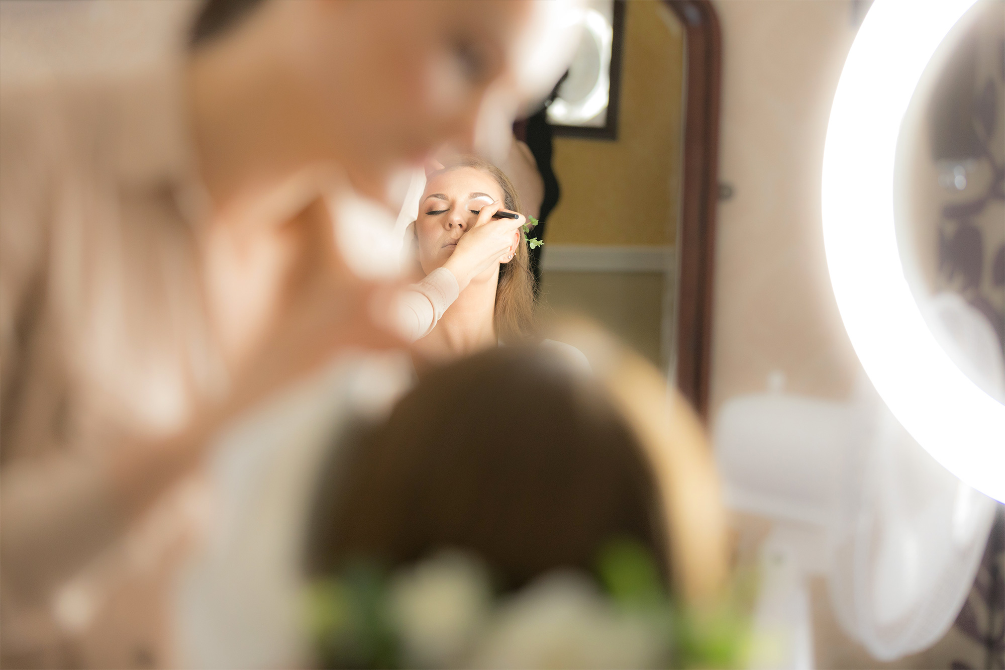 Bride Getting Ready